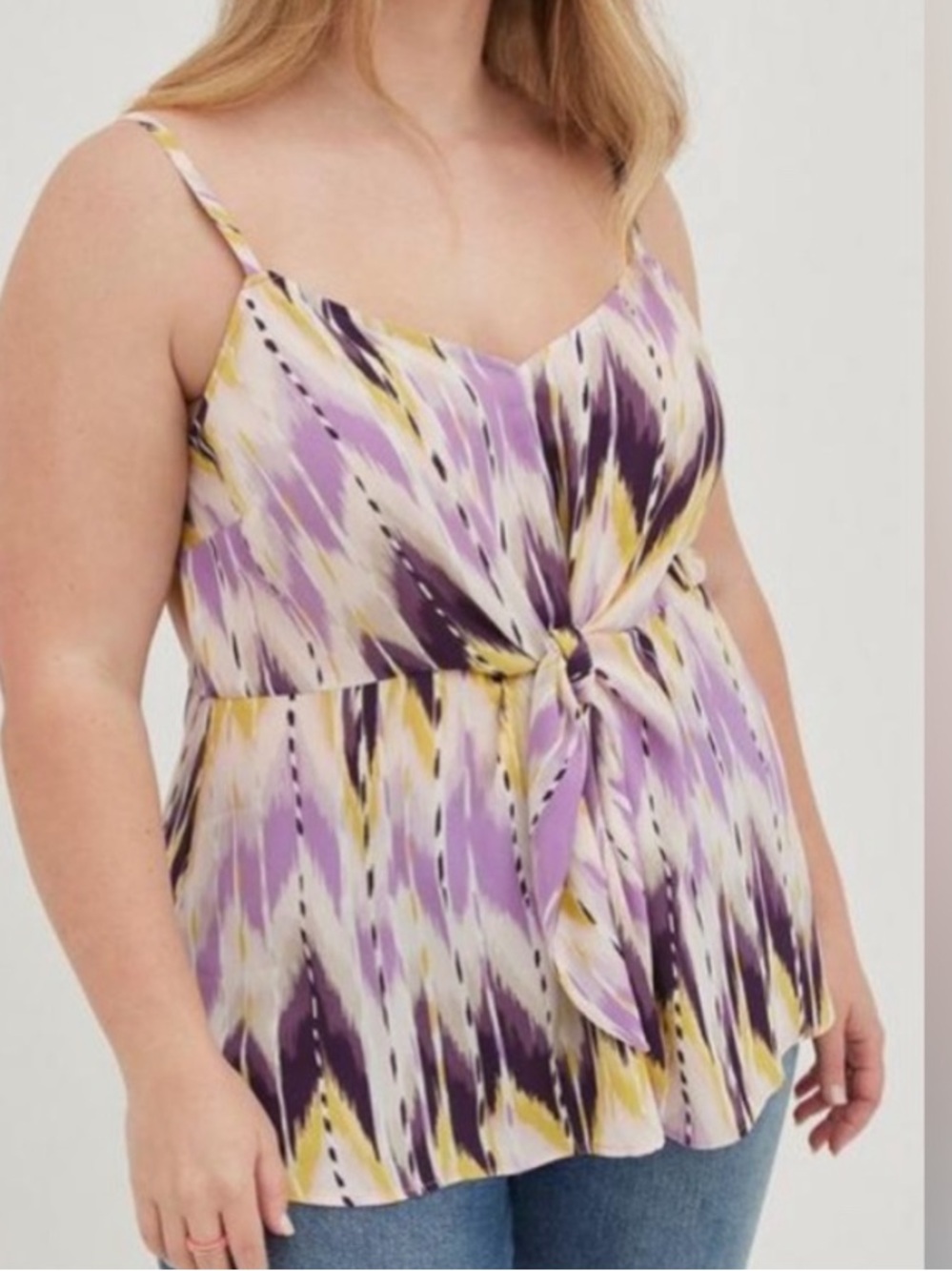 Torrid tie front cami tank top size 2x